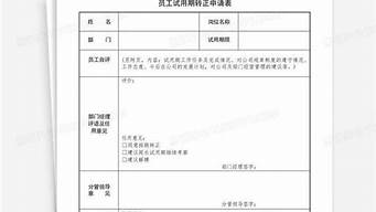 试用期转正申请100字_试用期转正申请100字总结